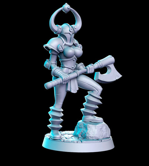 Chaos Warrior B w/Helmet | Heroine's Quest | Fantasy Miniature | RN Estudio TabletopXtra