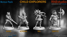 Child Explorers Miniatures (Full Set) | Fantasy Miniature | RN Estudio TabletopXtra