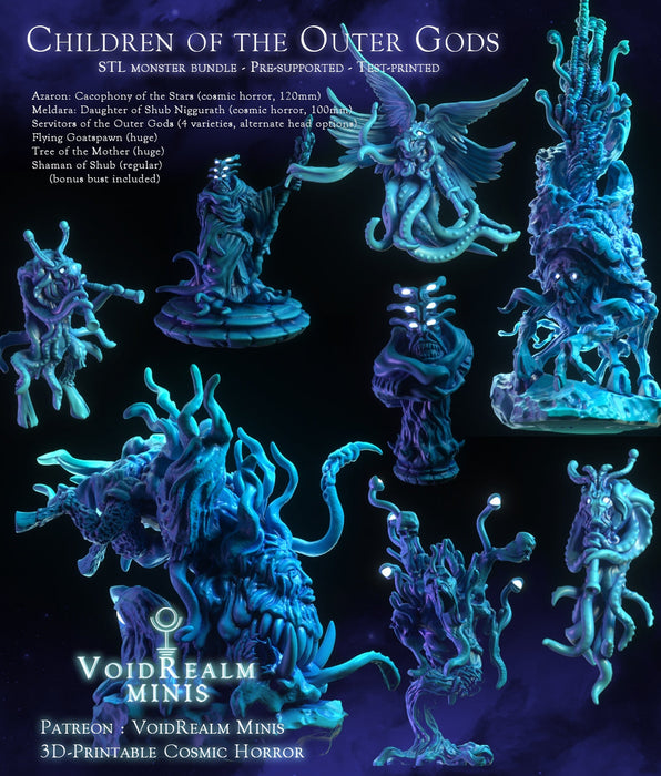 Children of the Outer Gods Miniatures (Full Set) | VoidRealm Minis TabletopXtra