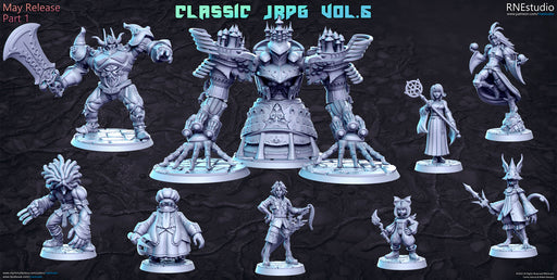 Classic JRPG Vol 5 Miniatures (Full Set) | Fantasy Miniature | RN Estudio TabletopXtra