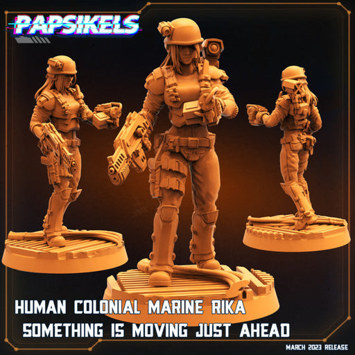 Colonial Marine Rika | Sci-Fi Specials | Sci-Fi Miniature | Papsikels TabletopXtra
