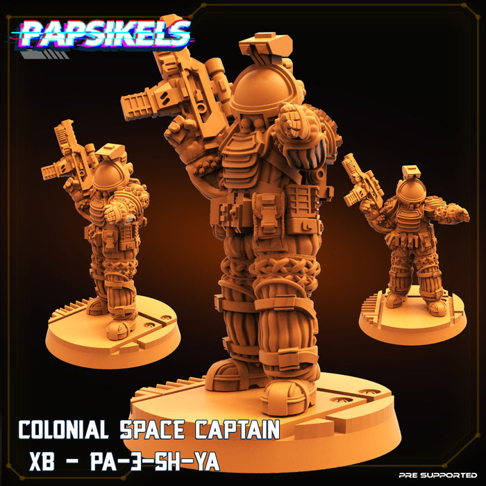 Colonial Space Captain XB-PA-3-SH-YA | Sci-Fi Specials | Sci-Fi Miniature | Papsikels TabletopXtra
