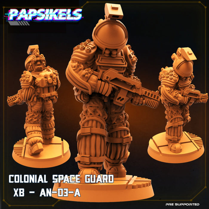Colonial Space Guard XB-AN-03-A | Sci-Fi Specials | Sci-Fi Miniature | Papsikels TabletopXtra