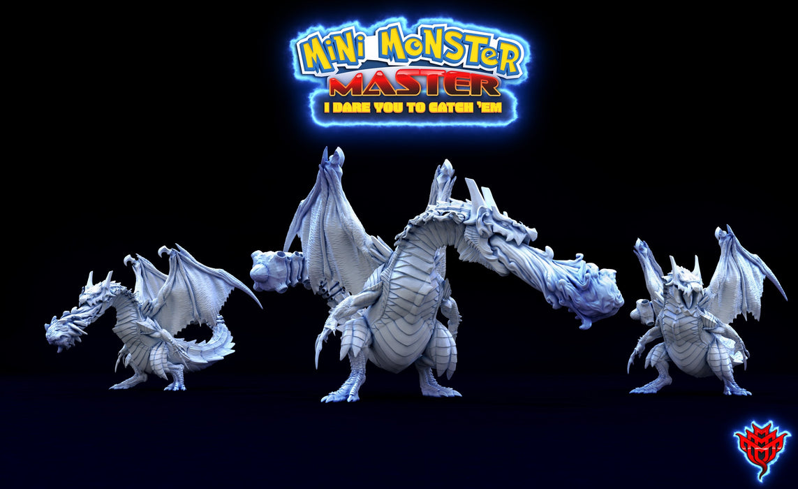 Colossal Inferno Drake (Standing) | Mini Monster Master | Fantasy Miniature | Mini Monster Mayhem TabletopXtra