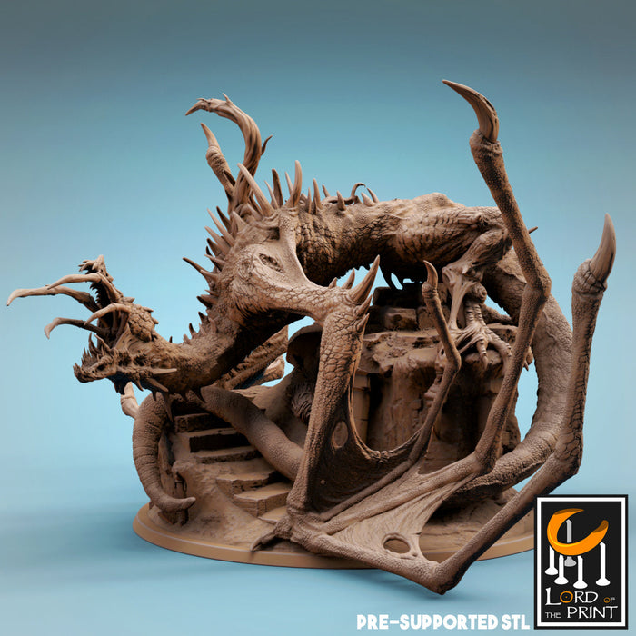 Corrupted Wyvern | Fear the Old God | Fantasy Miniature | Lord of the Print TabletopXtra
