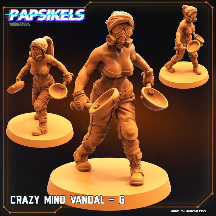Crazy Mind Miniatures | Droids Vs Crazy | Sci-Fi Miniature | Papsikels TabletopXtra