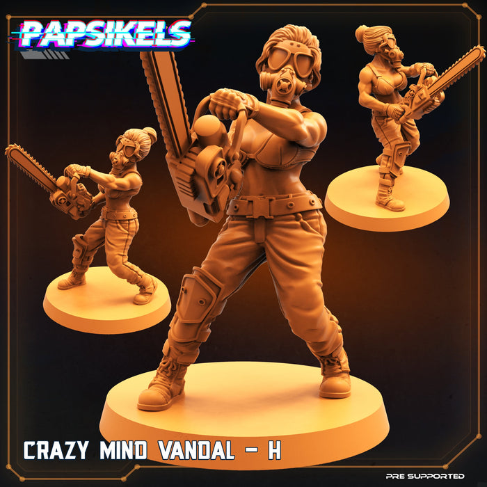 Crazy Mind Vandal H | Droids Vs Crazy | Sci-Fi Miniature | Papsikels TabletopXtra