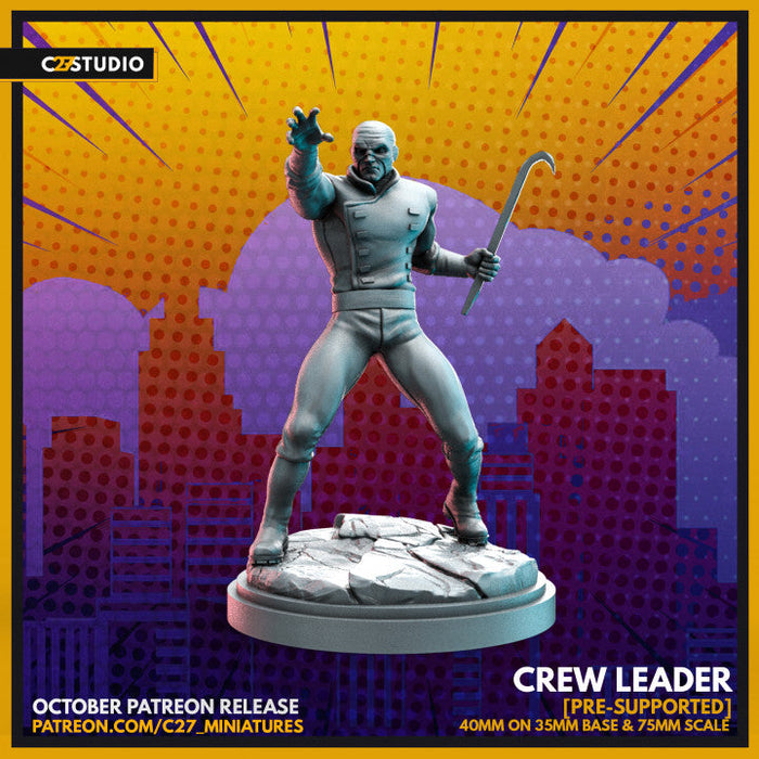 Crew Leader | Heroes | Sci-Fi Miniature | C27 Studio TabletopXtra