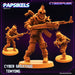 Cyber Skelepunk Miniatures | Skelepunk Gang Wars | Sci-Fi Miniature | Papsikels TabletopXtra