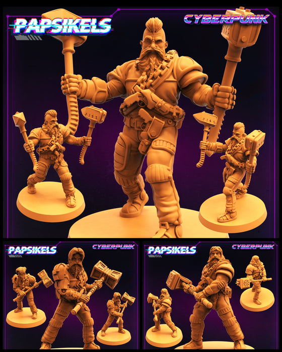 Cyber Viking Miniatures | Law Upholders Vol 2 | Sci-Fi Miniature | Papsikels TabletopXtra