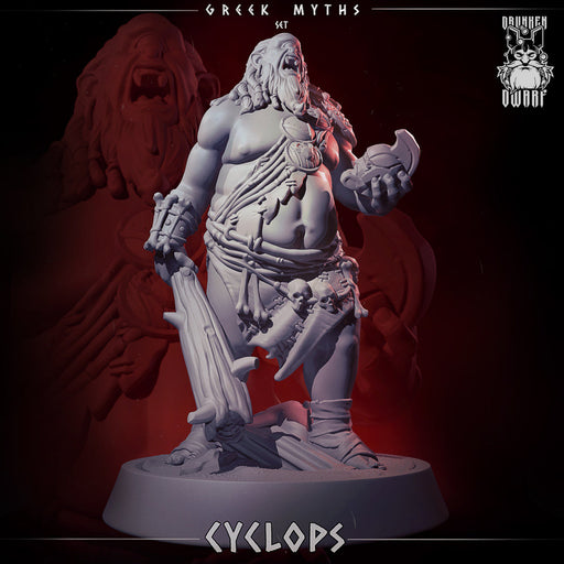 Cyclops | Greek Myths | Fantasy Miniature | Drunken Dwarf TabletopXtra