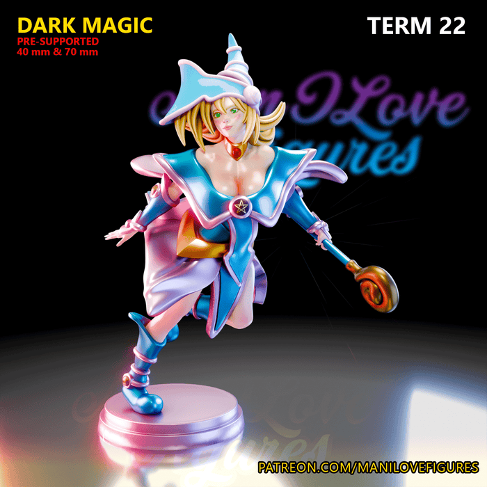 Dark Magic | Term 22 | Pin-Up Statue Fan Art Miniature Unpainted | Man I Love Figures