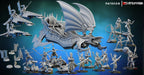 Dark Elda Army 2 Miniatures (Full Set) | Dark Elda | Sci-Fi Miniature | Ghamak TabletopXtra