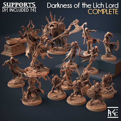 Darkness of the Lich Lord Miniatures (Full Set) | Fantasy Miniature | Artisan Guild TabletopXtra