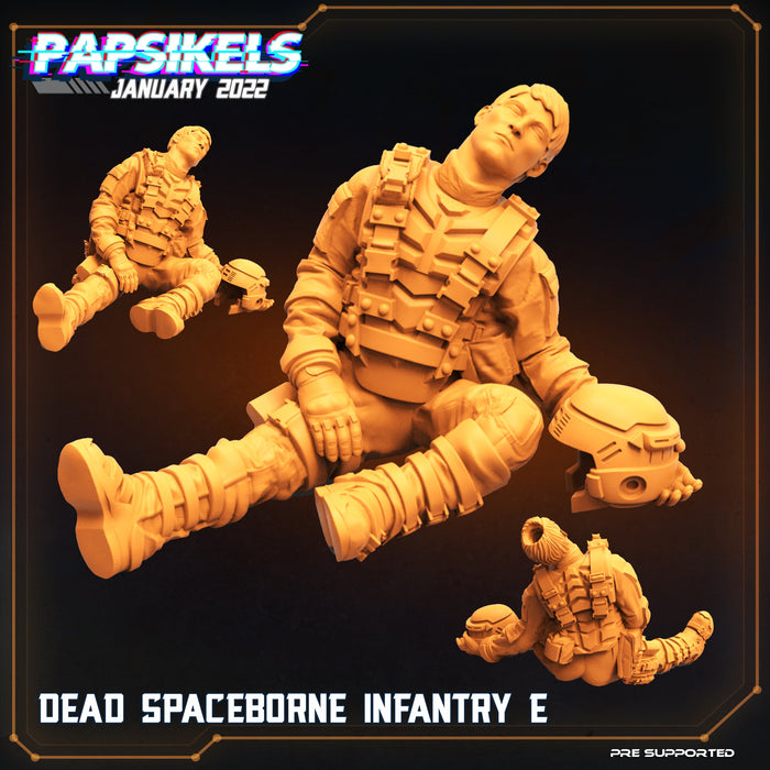 Dead Spaceborne Infantry Miniatures | Dropship Troopers II | Sci-Fi Miniature | Papsikels TabletopXtra