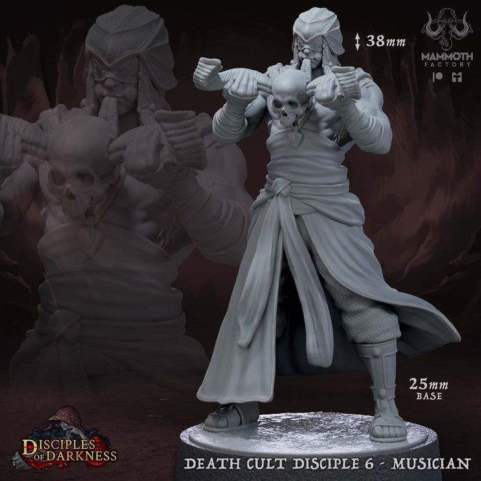 Death Cult Disciple F | Disciples of Darkness | Fantasy Miniature | Mammoth Factory