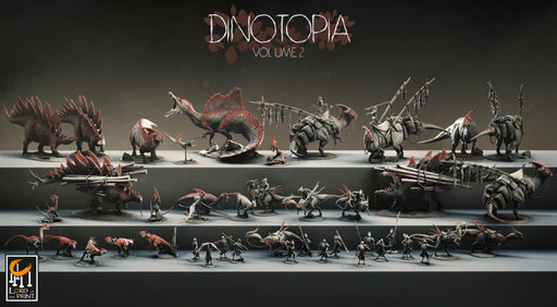 Dinotopia Part 2 Miniatures (Full Set) | Fantasy Miniature | Lord of the Print TabletopXtra