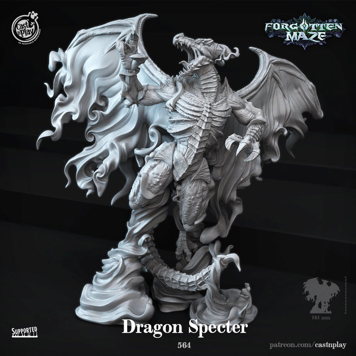 Dragon Specter | Forgotten Maze | Fantasy Miniature | Cast n Play TabletopXtra