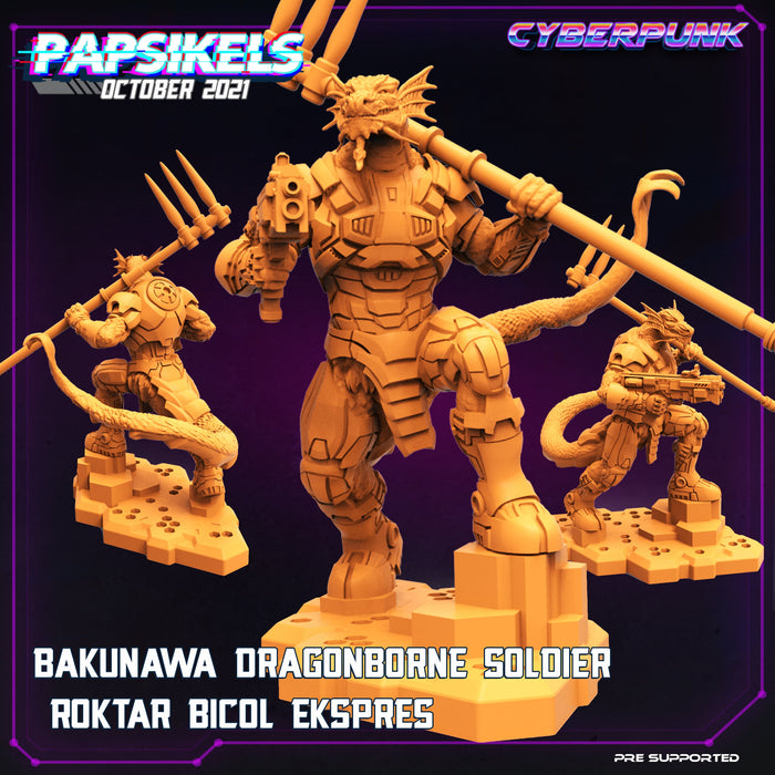 Dragonborne Soldier Roktar Bicol Ekspres | Bukunawa | Sci-Fi Miniature | Papsikels TabletopXtra