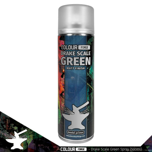 Drake Scale Green | Colour Forge | Matt Spray Primer TabletopXtra