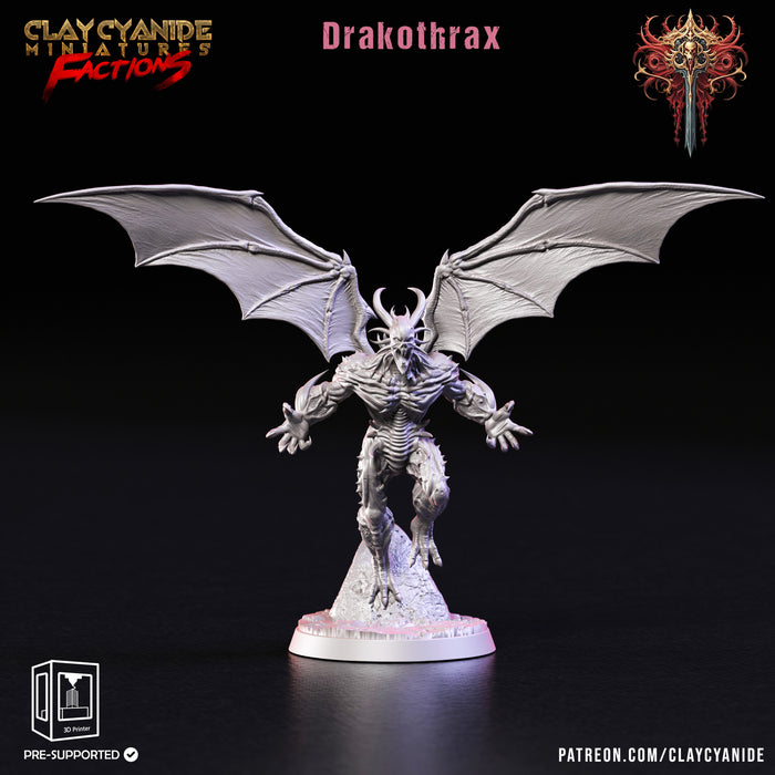Drakothrax | Dreadblood Maulers | Fantasy Miniature | Clay Cyanide