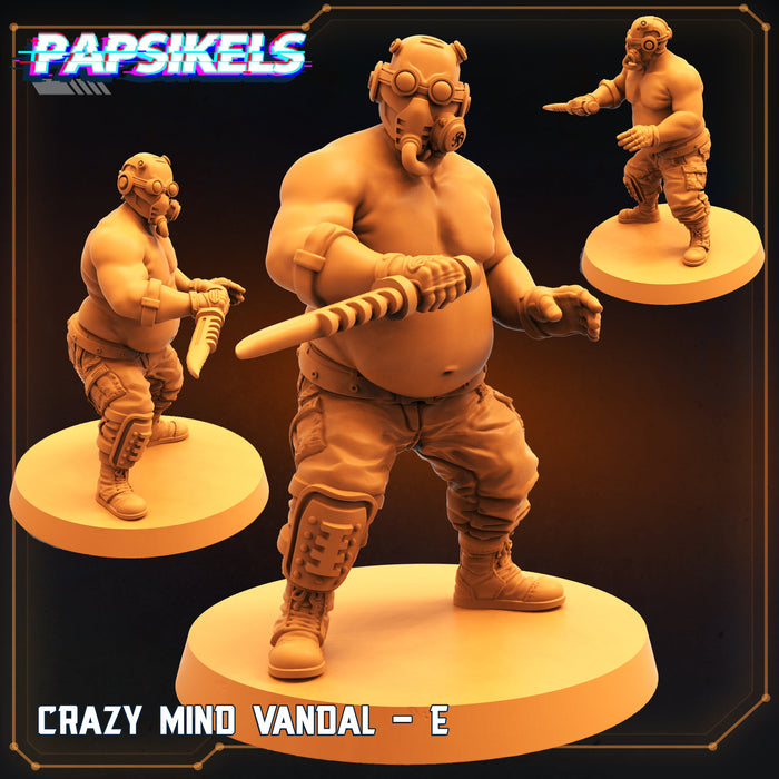 Droids Vs Crazy Miniatures (Full Set) | Sci-Fi Miniature | Papsikels TabletopXtra