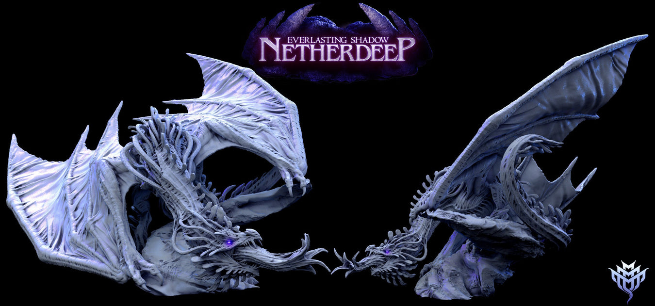 Elder Brain Dragon | Everlasting Shadow Netherdeep | Fantasy Miniature | Mini Monster Mayhem TabletopXtra