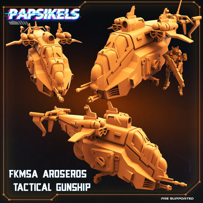 FKMSA Aroseros Tactical Gunship | Droids Vs Crazy | Sci-Fi Miniature | Papsikels TabletopXtra