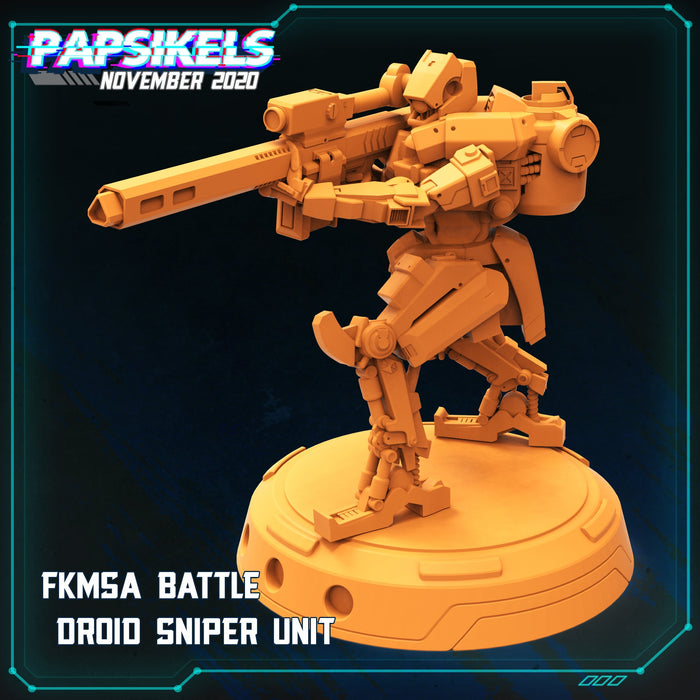 FKMSA Battle Droid Sniper Unit | The Corpo World | Sci-Fi Miniature | Papsikels TabletopXtra