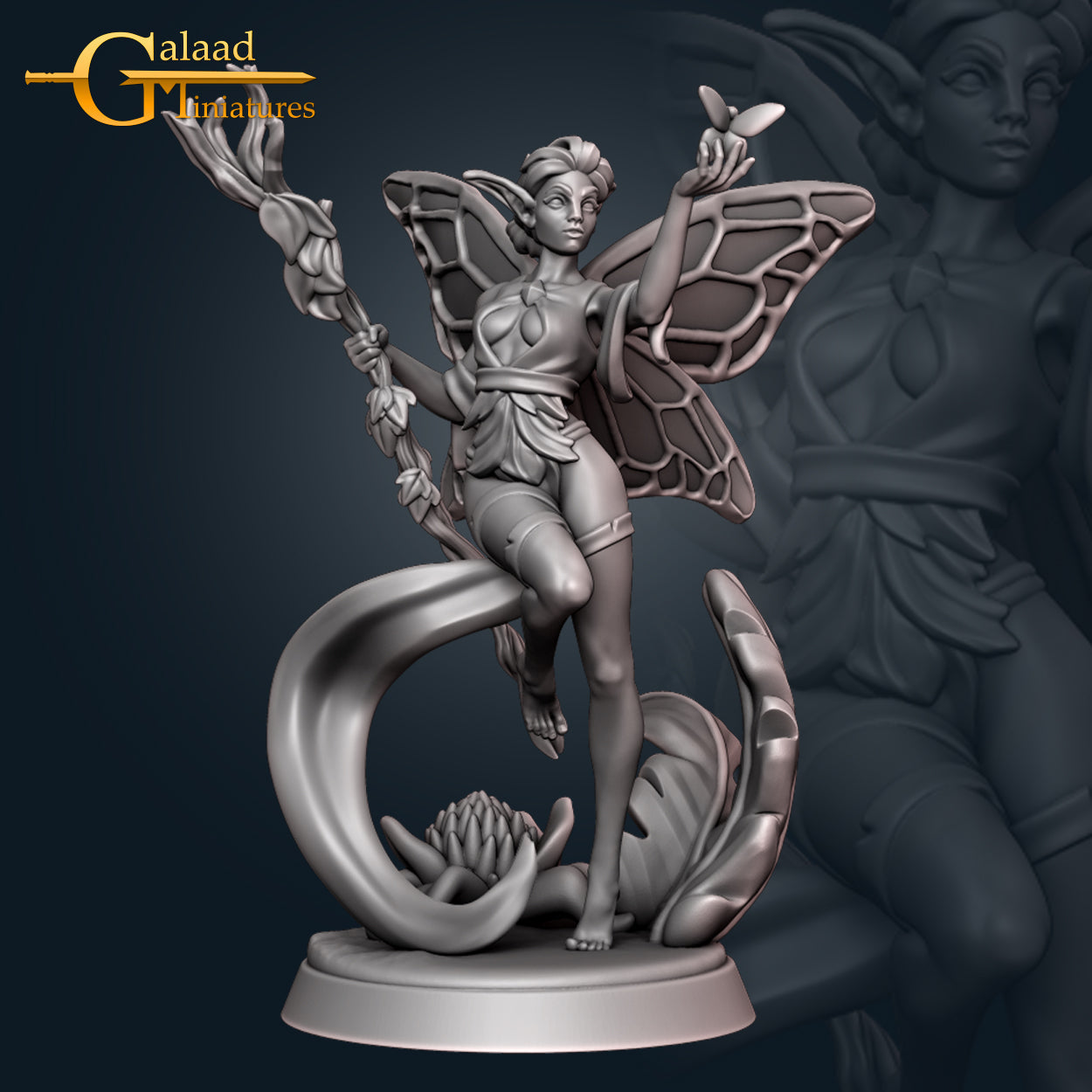 Fairy A | Elven Fairies | Fantasy Miniature | Galaad Miniatures TabletopXtra