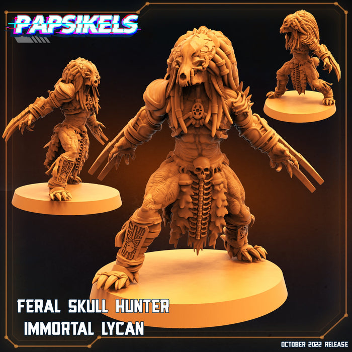 Feral Skull Hunter Immortal Lycan | Rambutan Breakers | Sci-Fi Miniature | Papsikels TabletopXtra