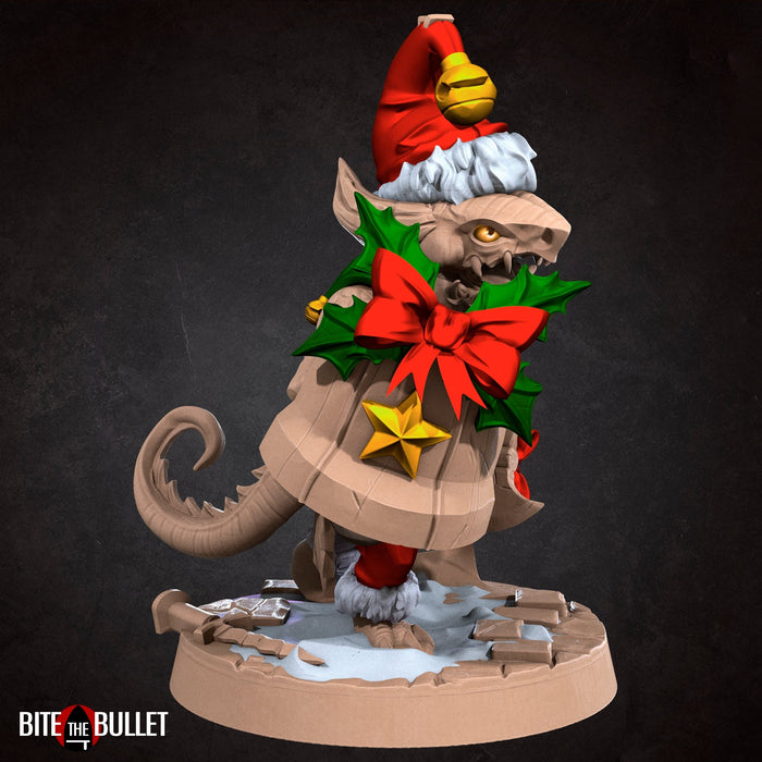 Festive Kobold Warrior | Bullet Town Christmas | Fantasy Miniature | Bite the Bullet TabletopXtra