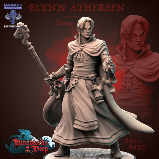 Flynn Athersen | Blood Lords of the Deep | Fantasy Miniature | Mammoth Factory TabletopXtra