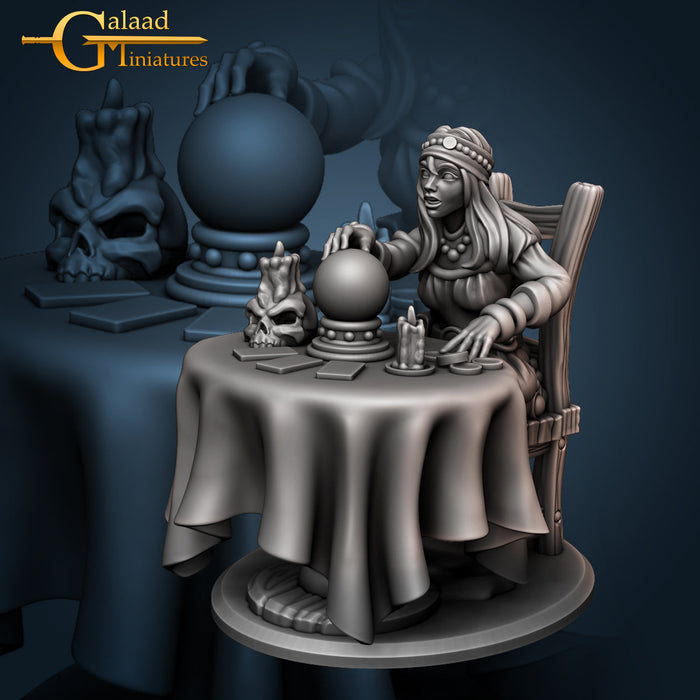 Fortune Teller | Festival Performers | Fantasy Miniature | Galaad Miniatures TabletopXtra