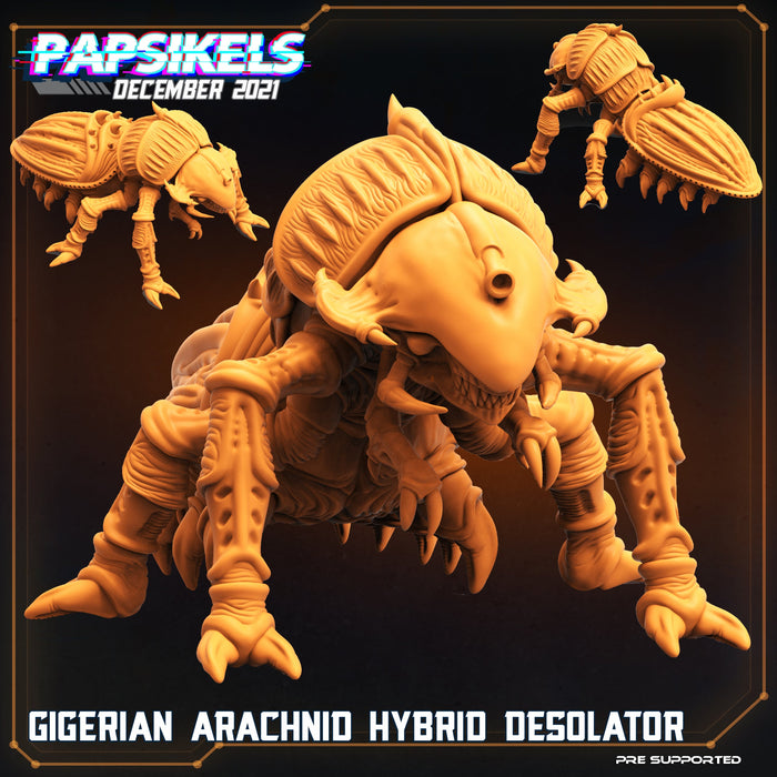 Gigerian Arachnid Hybrid Desolator | Dropship Troopers | Sci-Fi Miniature | Papsikels TabletopXtra