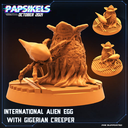Gigerian Creeper | Aliens Vs Humans IV | Sci-Fi Miniature | Papsikels TabletopXtra