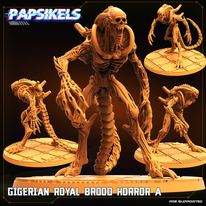 Gigerian Royal Brood Horror | Sci-Fi Specials | Sci-Fi Miniature | Papsikels TabletopXtra