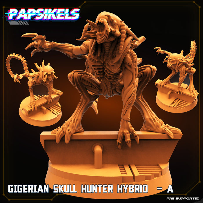 Gigerian Skull Hunter Hybrid A | Sci-Fi Specials | Sci-Fi Miniature | Papsikels TabletopXtra
