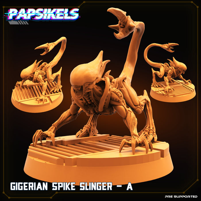 Gigerian Spike Slinger A | Sci-Fi Specials | Sci-Fi Miniature | Papsikels TabletopXtra