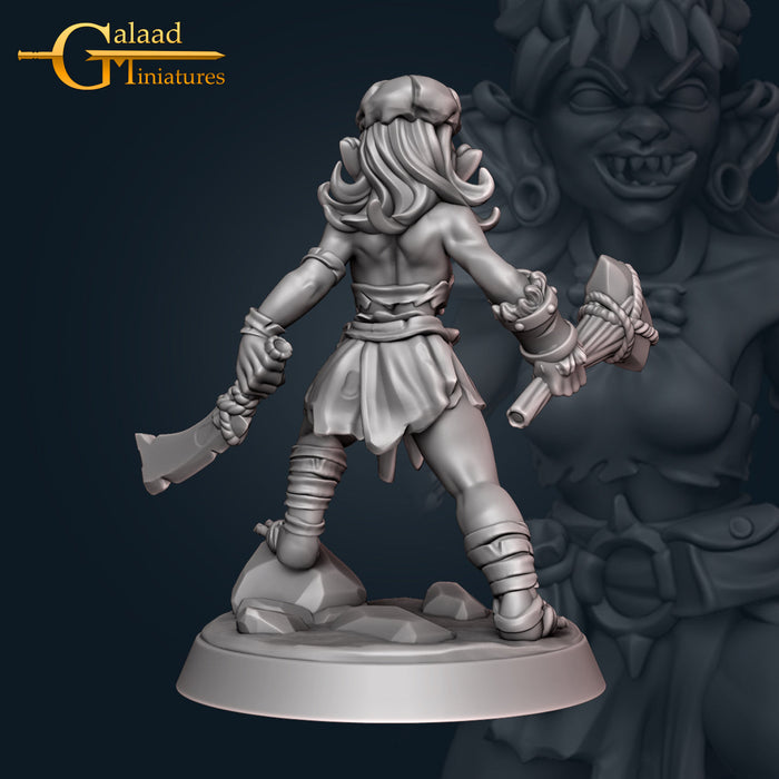 Goblin Fighter w/ Club | January Adventurer | Fantasy Miniature | Galaad Miniatures TabletopXtra
