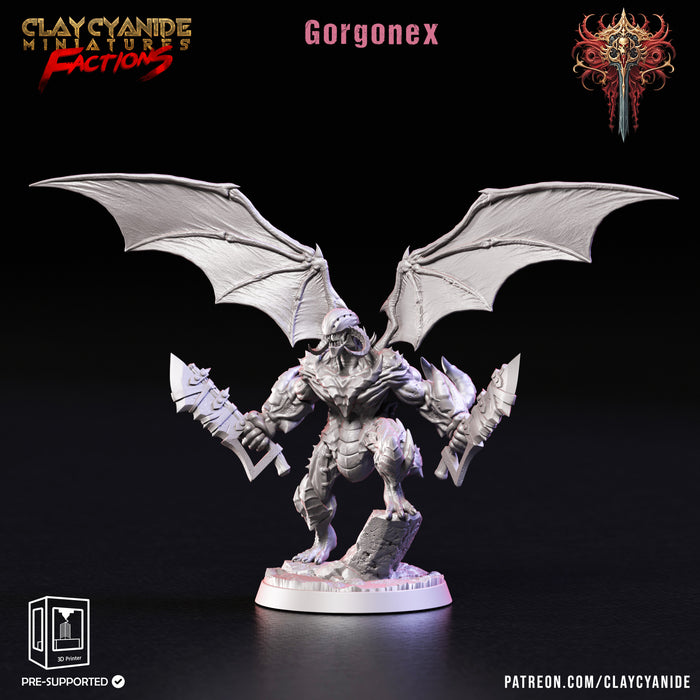 Gorgonex | Dreadblood Maulers | Fantasy Miniature | Clay Cyanide