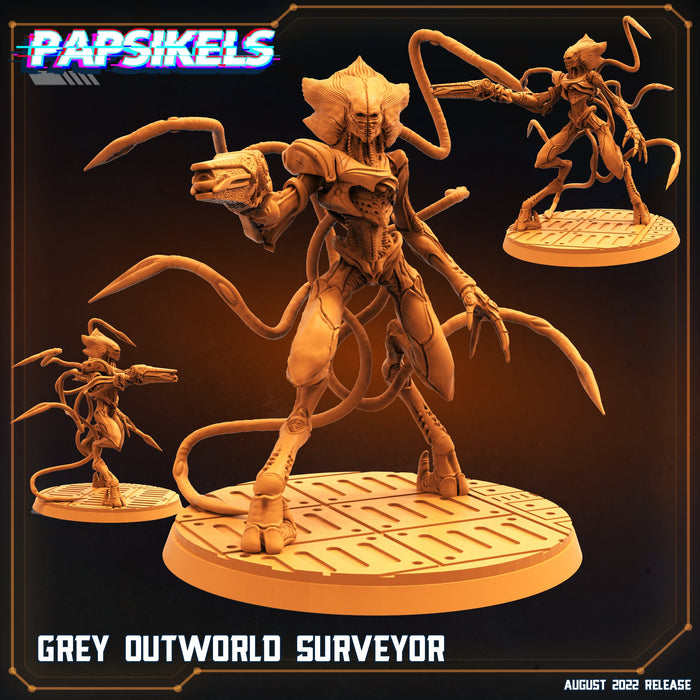 Grey Outworld Miniatures | Alien Wars | Sci-Fi Miniature | Papsikels TabletopXtra