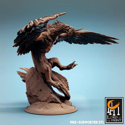 Griphon Male | The Wyvern Swarm | Fantasy Miniature | Lord of the Print TabletopXtra