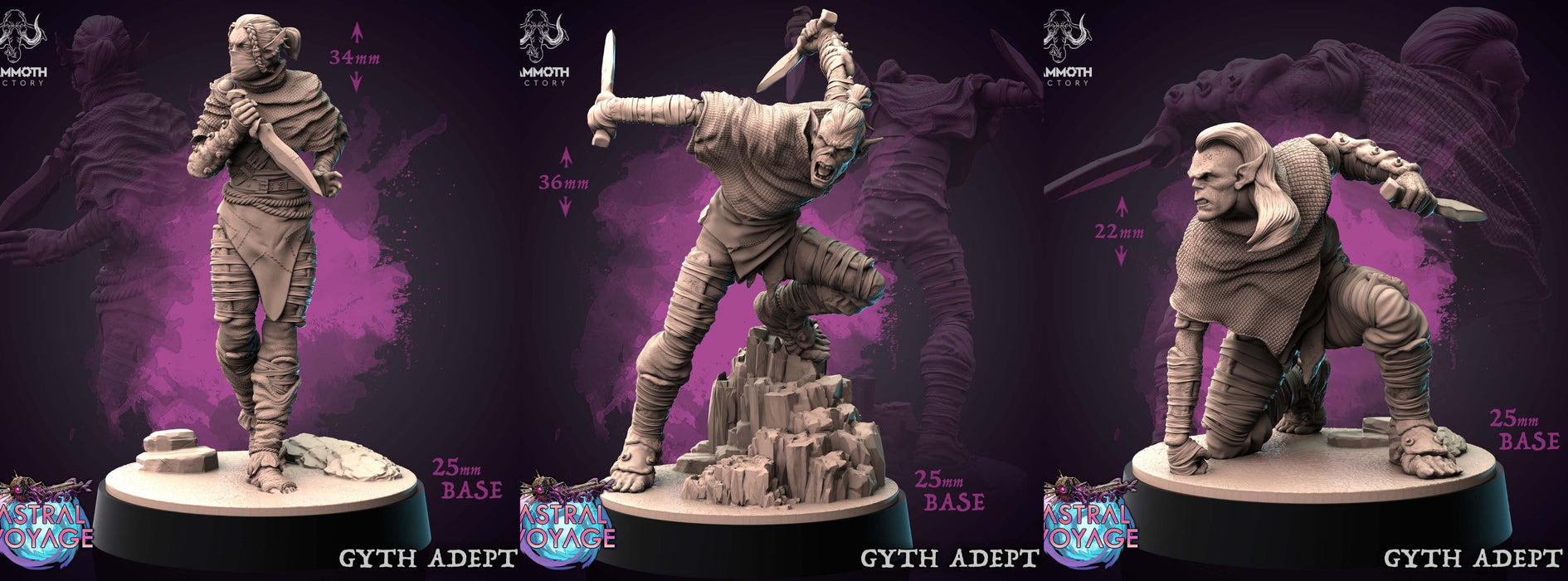 Gyth Adept Miniatures | Astral Voyage | Fantasy Miniature | Mammoth Factory TabletopXtra