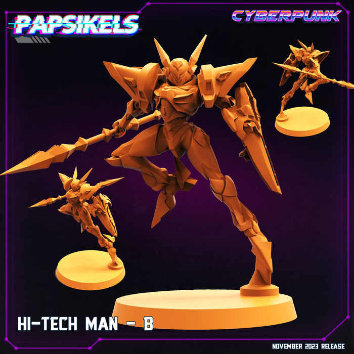 Hi-Tech Man B | Cyberpunk | Sci-Fi Miniature | Papsikels