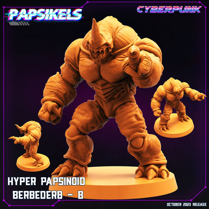 Hyper Papsinoid Berbederb B | Cyberpunk | Sci-Fi Miniature | Papsikels