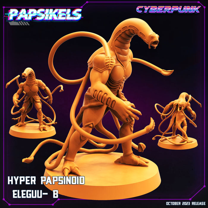 Hyper Papsinoid Eleguu Miniatures | Cyberpunk | Sci-Fi Miniature | Papsikels