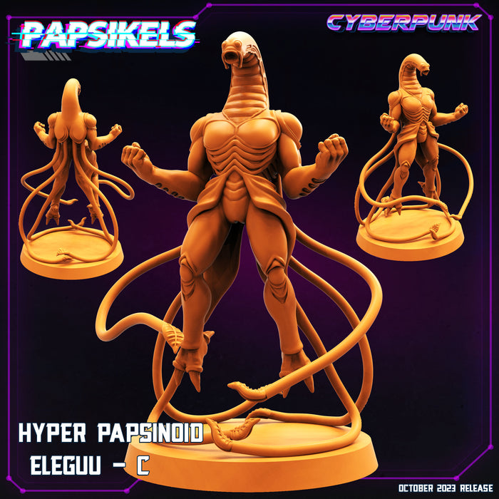 Hyper Papsinoid Eleguu Miniatures | Cyberpunk | Sci-Fi Miniature | Papsikels