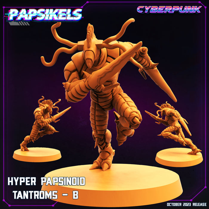 Hyper Papsinoid Tantroms Miniatures | Cyberpunk | Sci-Fi Miniature | Papsikels