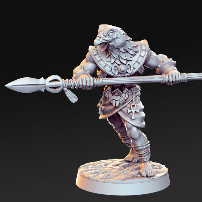Horathi Warrior w/ Spear | The Sands of Time | Fantasy Miniature | RN Estudio TabletopXtra